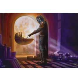 Schmidt Spiele 57376 Lucas Film, The Mandalorian, Turning point, Thomas Kinkade Puzzle 1.000 Teile - LUCAS FILM