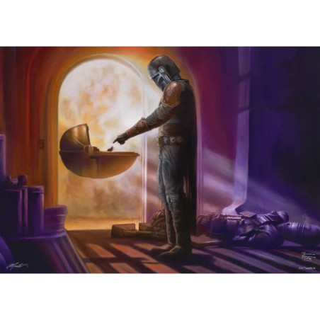Schmidt Spiele 57376 Lucas Film, The Mandalorian, Turning point, Thomas Kinkade Puzzle 1.000 Teile - LUCAS FILM