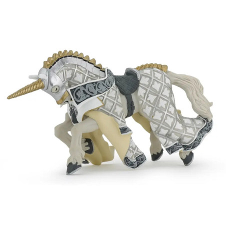 Papo 39916 Pferd des Waffenmeisters Einhorn