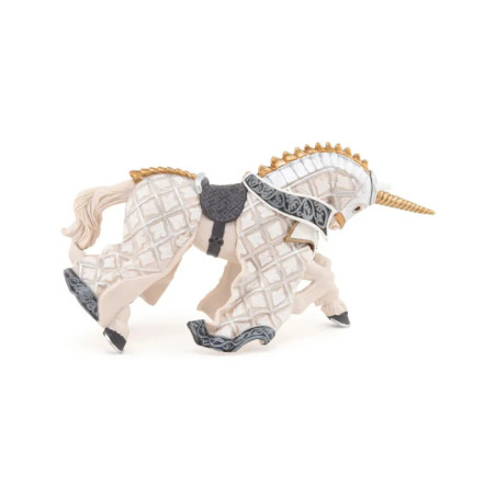 Papo 39916 Pferd des Waffenmeisters Einhorn