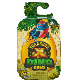 Treasure X Dino Gold - Mini-Dino Ei mit Figur - sortiert, 1 Stück