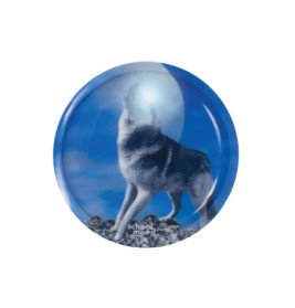 Patchy LED Wolf