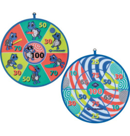 Schildkröt Funsports - Soft Dart Set, Klett-Dartscheibe mit 2 x 3 Bällen