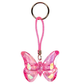 Diamant-Schlüsselanhänger Schmetterling - PrinzessinLillifee, sortiert (1 Stück)