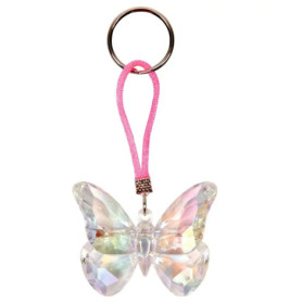 Diamant-Schlüsselanhänger Schmetterling - PrinzessinLillifee, sortiert (1 Stück)