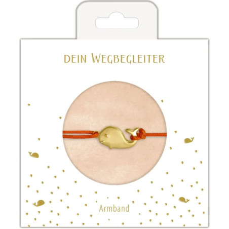 Armband mit Walanhänger (versilbert)