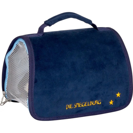 Reisetasche für Plüschtiere, blau - Lustige Tierparade