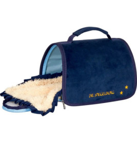 Reisetasche für Plüschtiere, blau - Lustige Tierparade