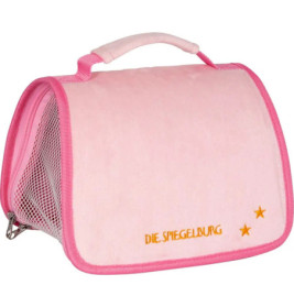 Reisetasche für Plüschtiere, rosa - Lustige Tierparade