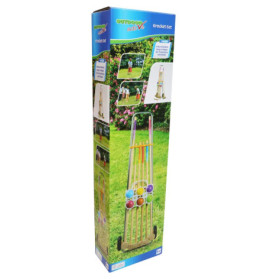 Outdoor active Krocketwagen für 6 Spieler, Länge 92 cm