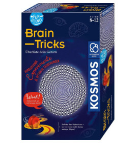 Kosmos Brain Tricks Set mit optischer Illusion, deutsche Aufschrift, für Kinder von 8-12 Jahren.
