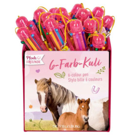 6-Farb-Kuli - Pferdefreunde