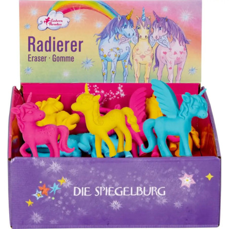 Einhorn-Radierer - Einhorn-Paradies, sortiert (1 Stück)