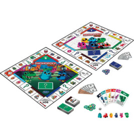 Hasbro F8562100 Monopoly Junior 2 Games in 1