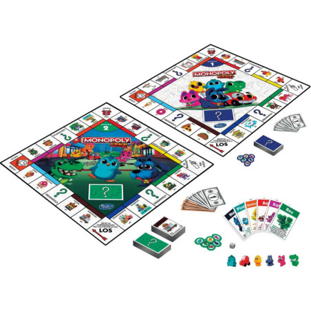 Hasbro F8562100 Monopoly Junior 2 Games in 1