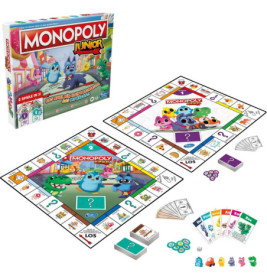 Hasbro F8562100 Monopoly Junior 2 Games in 1