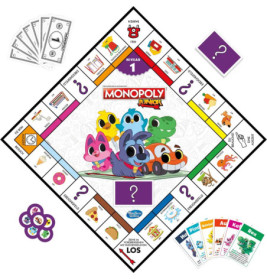 Hasbro F8562100 Monopoly Junior 2 Games in 1