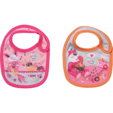 Zapf 834084 BABY born Lätzchen 2 sortiert
