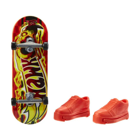 Mattel HGT46 Hot Wheels Skate Fingerboard + Shoe, sortiert