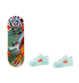 Mattel HGT46 Hot Wheels Skate Fingerboard + Shoe, sortiert