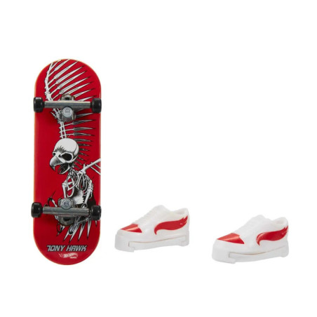 Mattel HGT46 Hot Wheels Skate Fingerboard + Shoe, sortiert