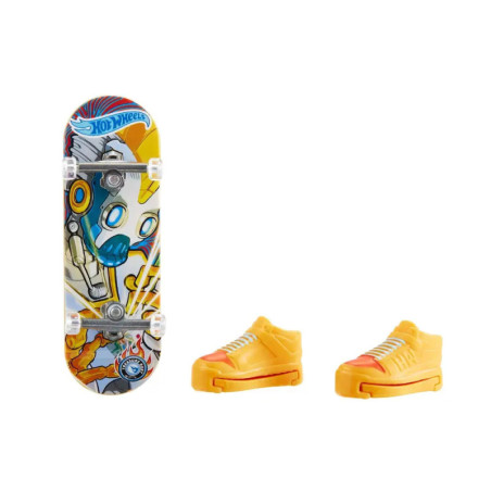 Mattel HGT46 Hot Wheels Skate Fingerboard + Shoe, sortiert