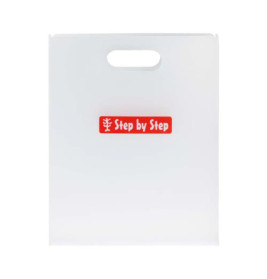 Heftbox mit Tragegriff, Transparent