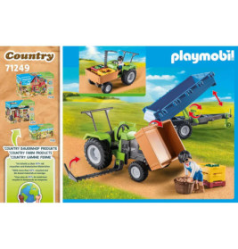 PLAYMOBIL 71249 Traktor mit Anhänger