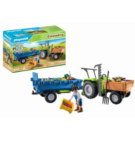 PLAYMOBIL 71249 Traktor mit Anhänger