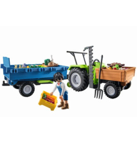 PLAYMOBIL 71249 Traktor mit Anhänger