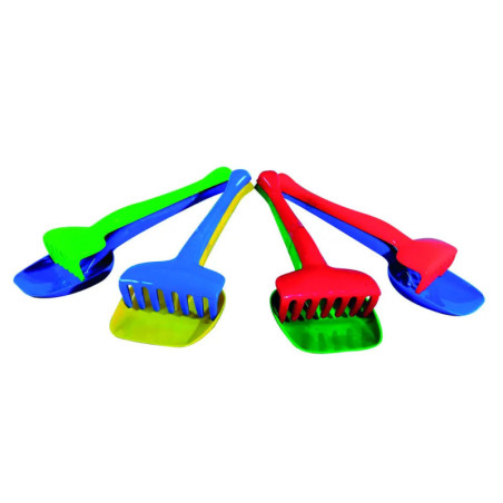 Schaufel+Rechen-Set, 4-sortiert.