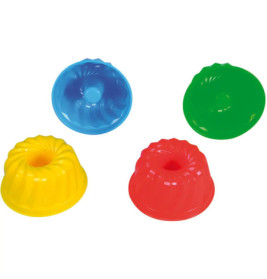 Sandformen Kuchen, 4-sortiert