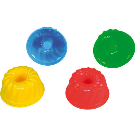 Sandformen Kuchen, 4-sortiert