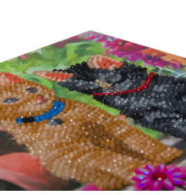 Crystal Art Katzenfreunde 18x18cm