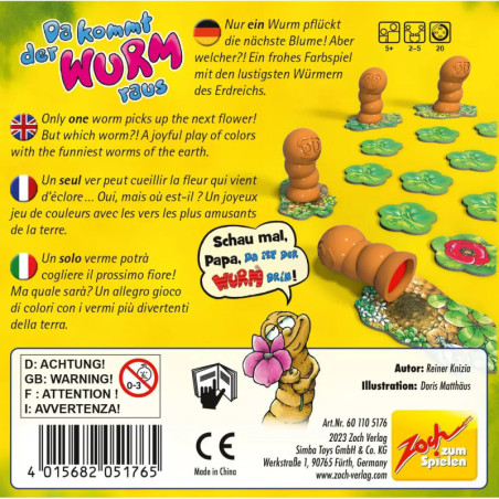 Da kommt der Wurm raus