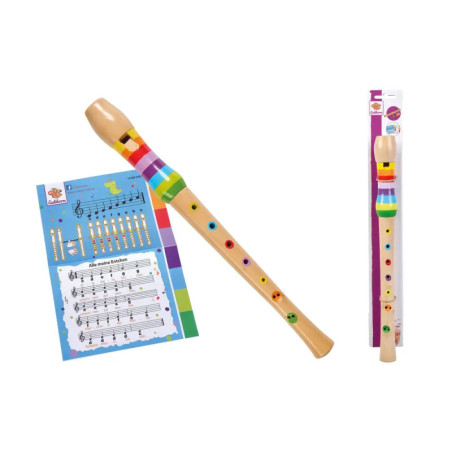 Musik Holzflöte, 32cm