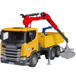 Scania Super 560R Baustellen- LKW Kran und 2 Paletten