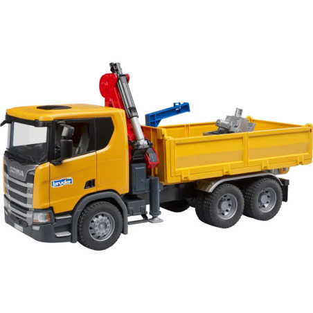 Scania Super 560R Baustellen- LKW Kran und 2 Paletten