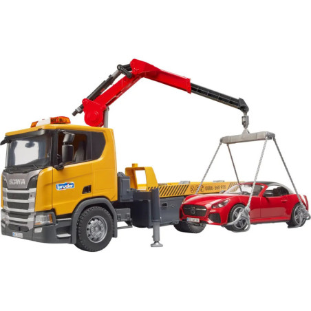 Scania Super 560R Abschlepp-LKW m. L+S Modul + BRUDER Roadster