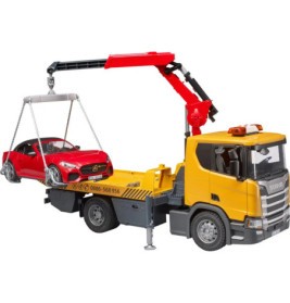 Scania Super 560R Abschlepp-LKW m. L+S Modul + BRUDER Roadster