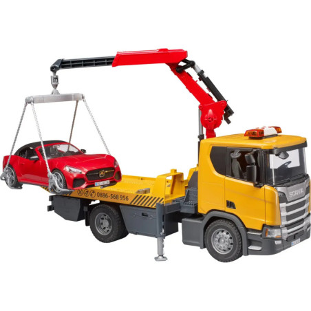 Scania Super 560R Abschlepp-LKW m. L+S Modul + BRUDER Roadster