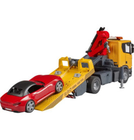 Scania Super 560R Abschlepp-LKW m. L+S Modul + BRUDER Roadster