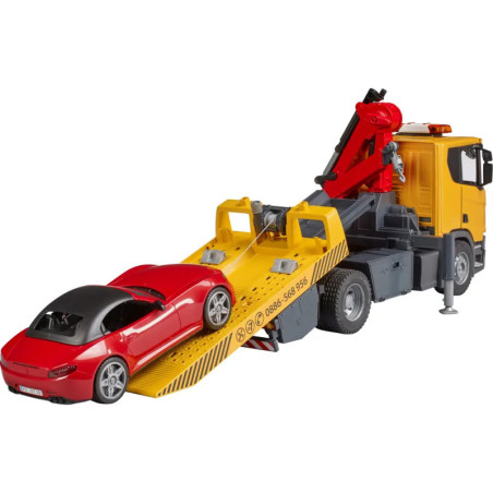 Scania Super 560R Abschlepp-LKW m. L+S Modul + BRUDER Roadster