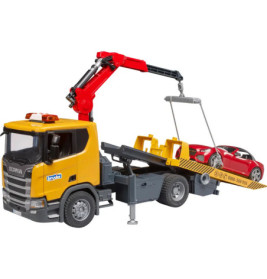 Scania Super 560R Abschlepp-LKW m. L+S Modul + BRUDER Roadster