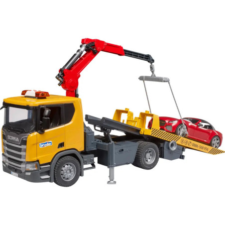 Scania Super 560R Abschlepp-LKW m. L+S Modul + BRUDER Roadster