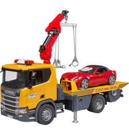 Scania Super 560R Abschlepp-LKW m. L+S Modul + BRUDER Roadster