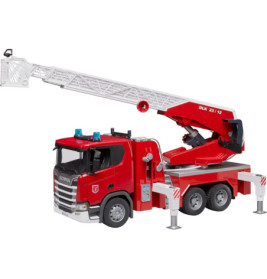 Scania Super 560R Feuerwehr mit Drehleiter, Wasserpumpe, L+S Modul