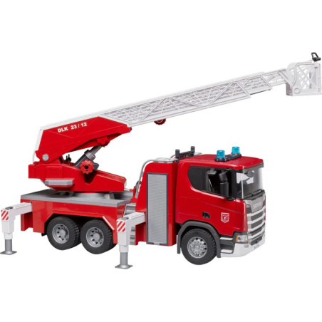 Scania Super 560R Feuerwehr mit Drehleiter, Wasserpumpe, L+S Modul