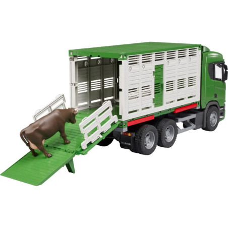 Scania Super 560R Tiertransport-LKW mit 1 Rind