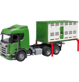 Scania Super 560R Tiertransport-LKW mit 1 Rind